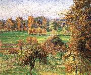 Camille Pissarro Autumn morning, a large walnut Sweden oil painting artist
